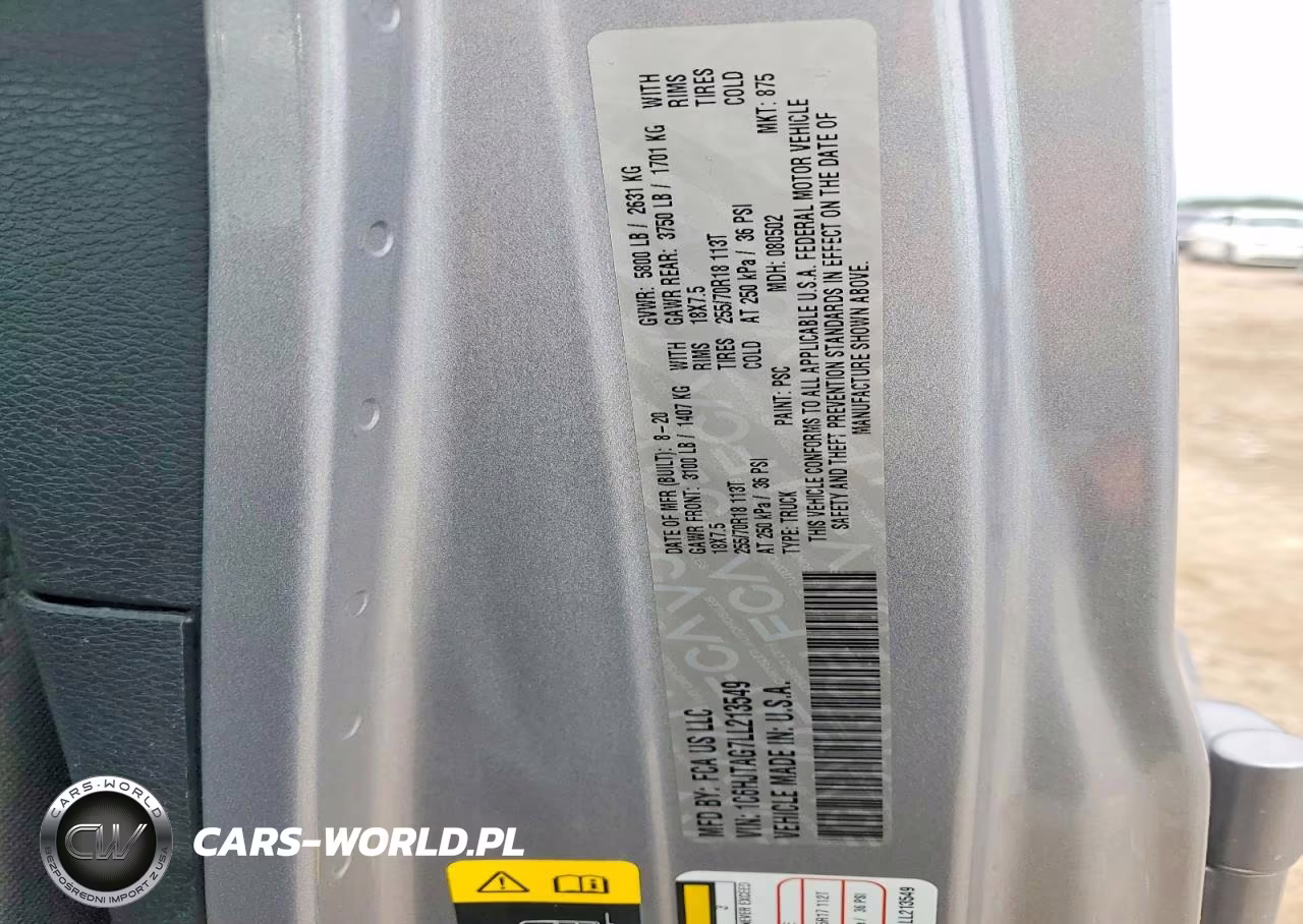 2020 Jeep Gladiator Sport VIN:1C6HJTAG7LL213549 - 12