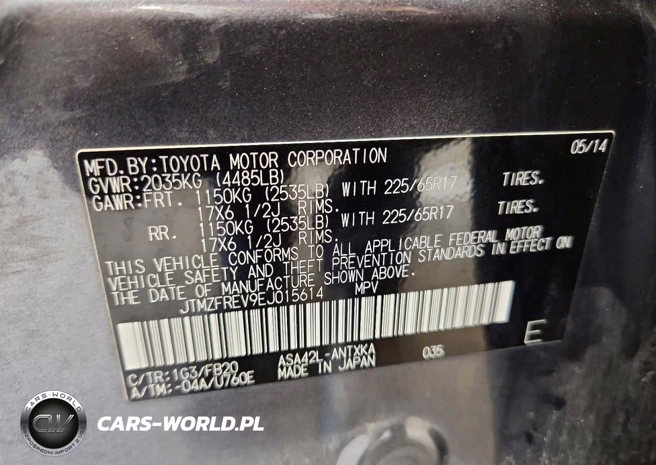 2014 Toyota Rav4 Le VIN:JTMZFREV9EJ015614 - 13