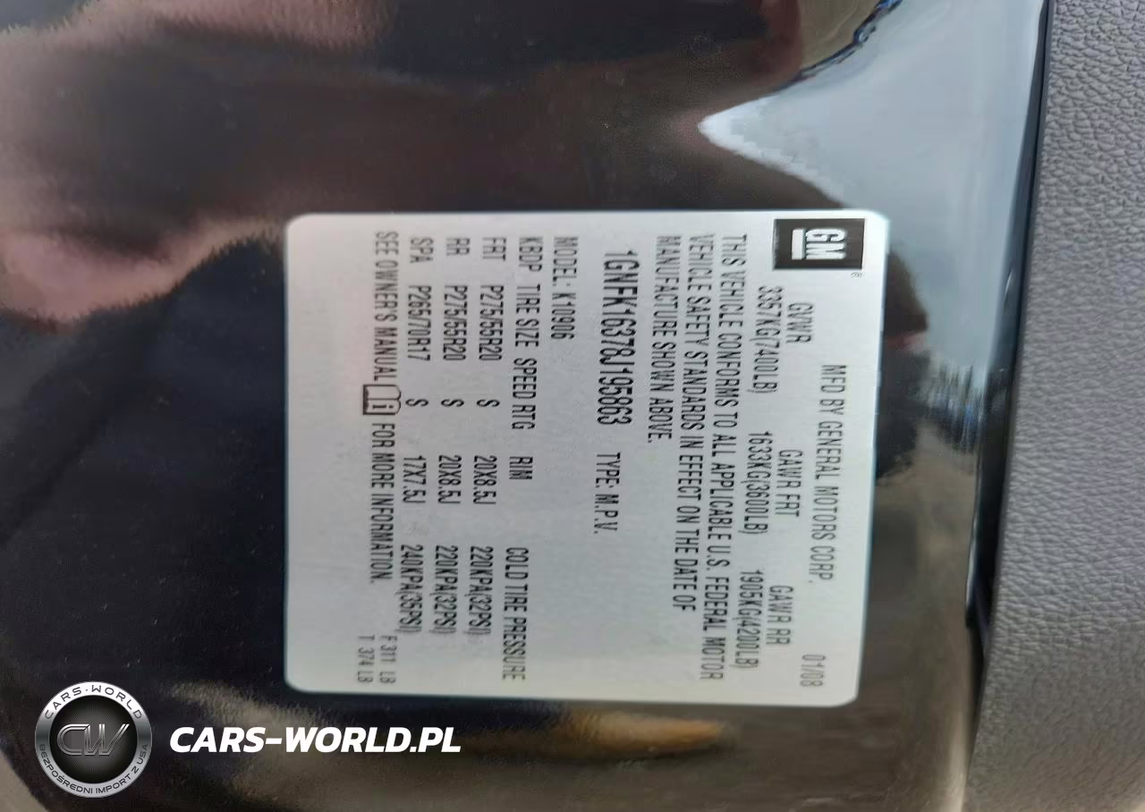 2008 Chevrolet Suburban K1500 Ls VIN:1GNFK16378J195863 - 13