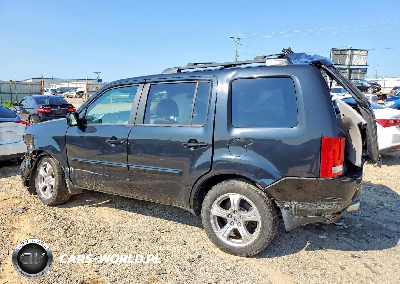 2013 Honda Pilot Exl VIN:5FNYF4H69DB020451 - 2