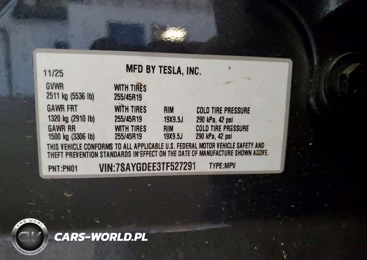 2026 Tesla Model Y VIN:7SAYGDEE3TF527291 - 13