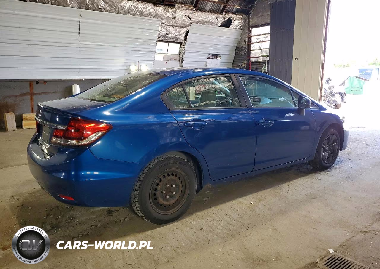 2013 Honda Civic Lx VIN:2HGFB2F59DH525970 - 3