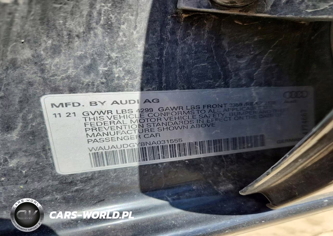 2022 Audi A3 Premium VIN:WAUAUDGY8NA031555 - 12