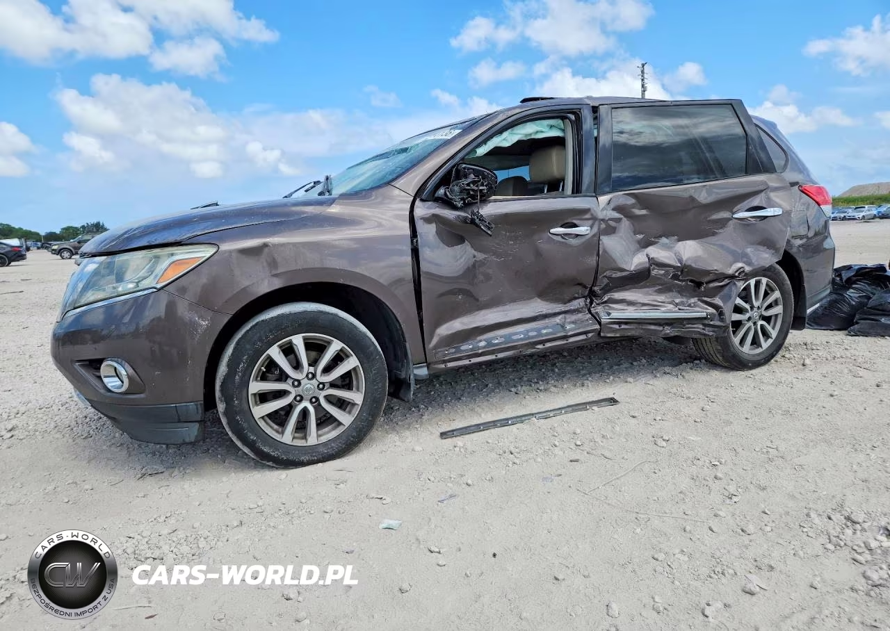 2016 Nissan Pathfinder Sl VIN:5N1AR2MN3GC634807 - 1