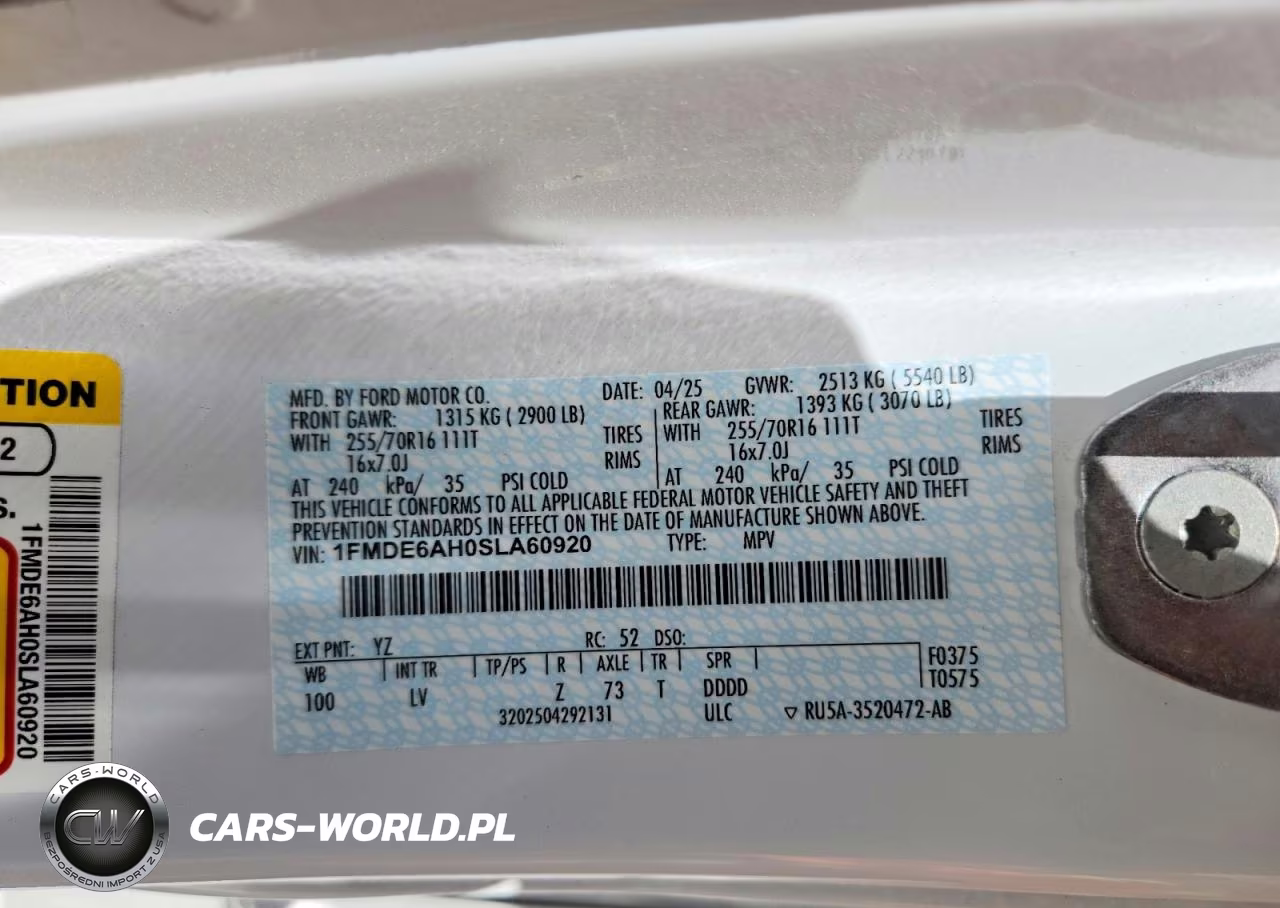 2025 Ford Bronco VIN:1FMDE6AH0SLA60920 - 12