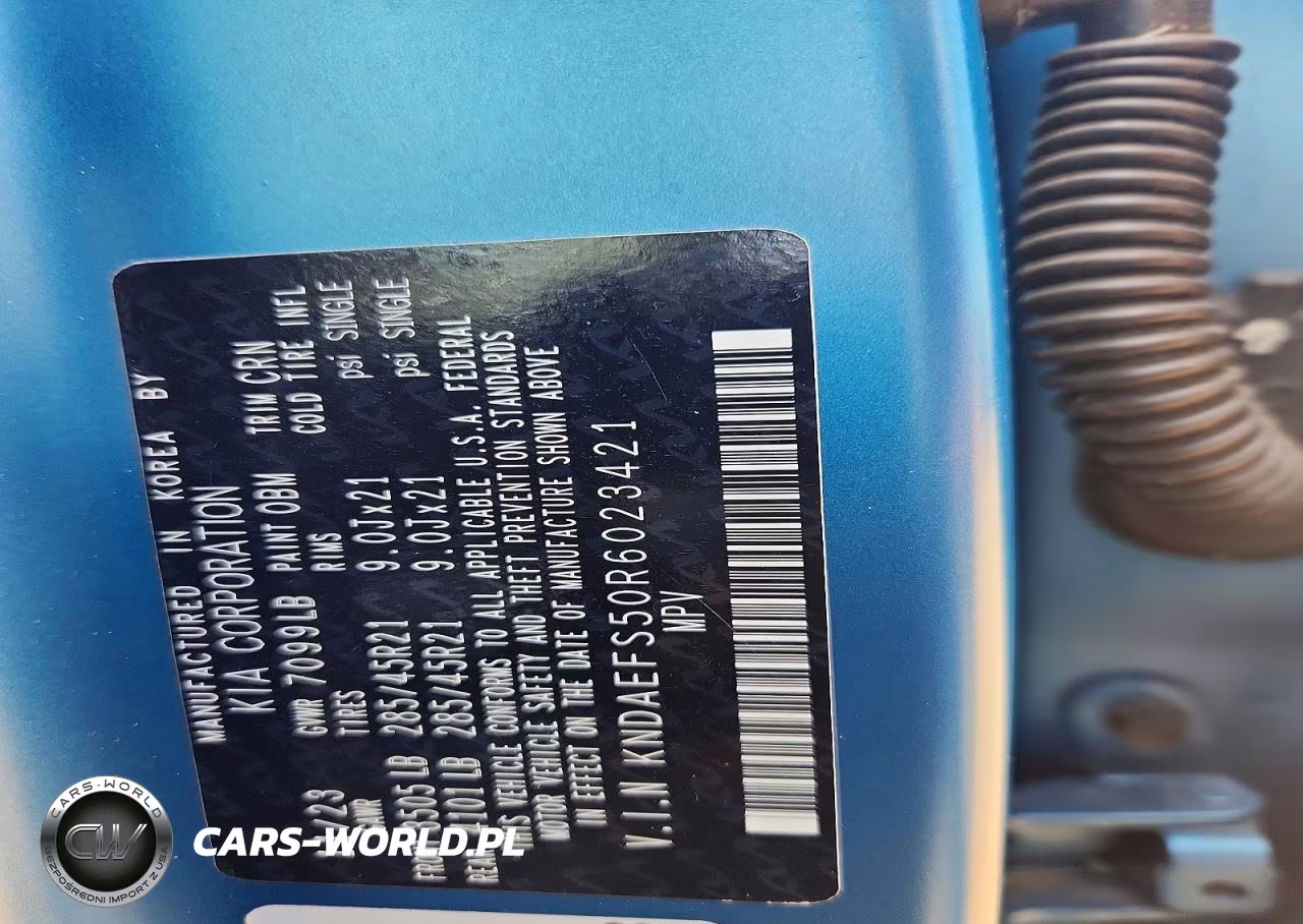 2024 Kia Ev9 Gt Line VIN:KNDAEFS50R6023421 - 14