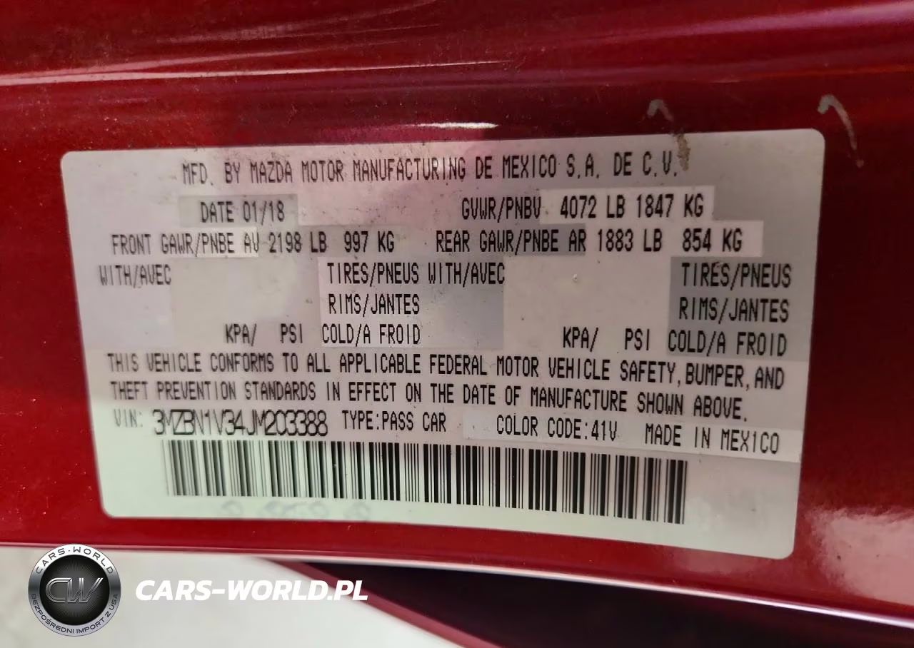 2018 Mazda 3 Touring VIN:3MZBN1V34JM203388 - 12