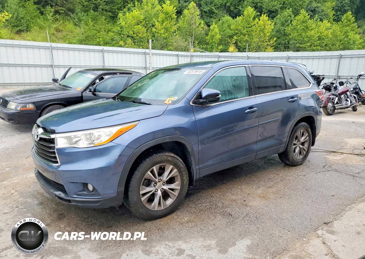 2014 Toyota Highlander Le Plus VIN:5TDBKRFHXES059694 - 1