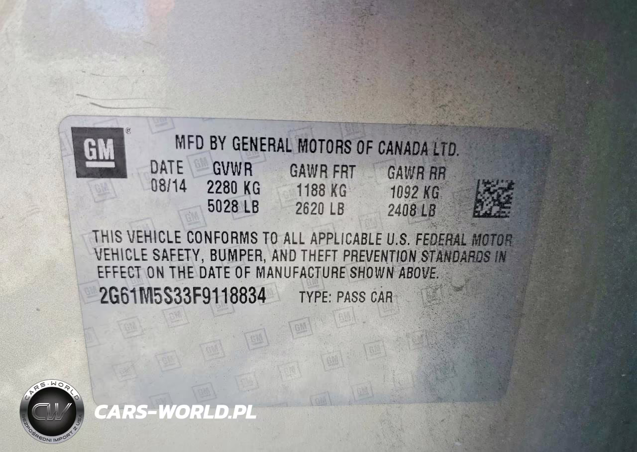 2015 Cadillac Xts Luxury Collection VIN:2G61M5S33F9118834 - 12
