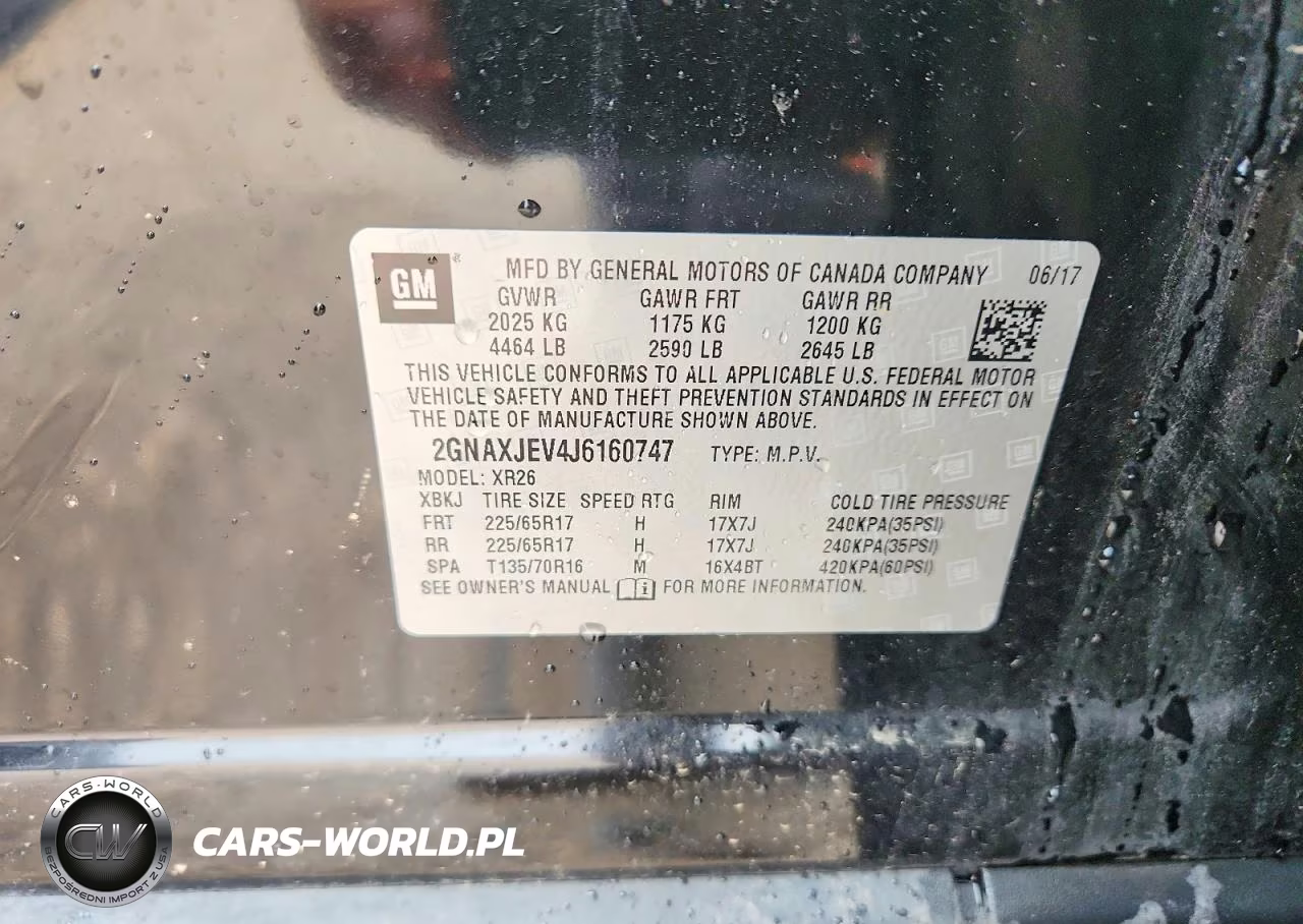 2018 Chevrolet Equinox Lt VIN:2GNAXJEV4J6160747 - 13