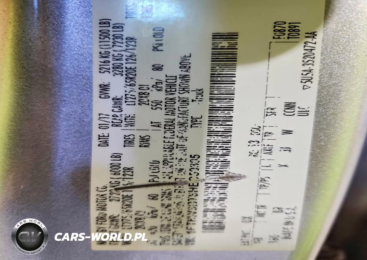 2017 Ford F350 Super Duty VIN:1FT8W3BT8HEC50305 - 12