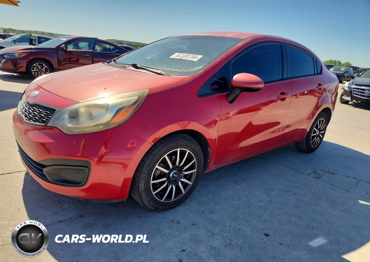 2013 Kia Rio Lx VIN:KNADM4A38D6182021 - 1