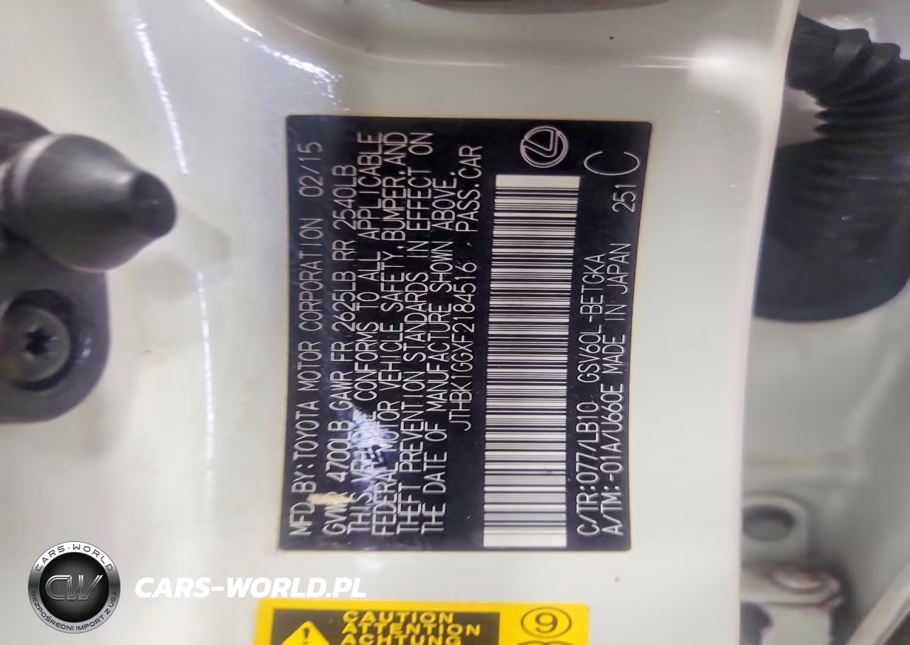 2015 Lexus Es 350 VIN:JTHBK1GGXF2184516 - 13