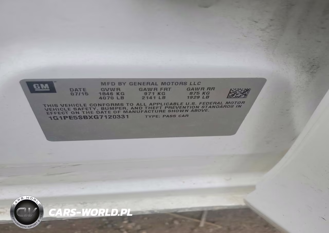 2016 Chevrolet Cruze Limited Lt VIN:1G1PE5SBXG7120331 - 12