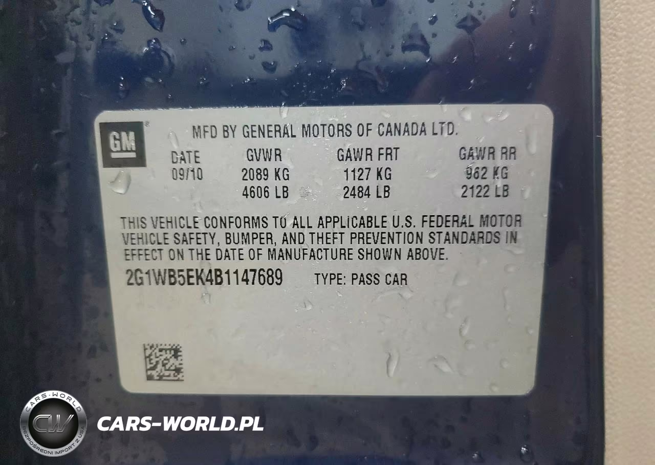 2011 Chevrolet Impala Lt VIN:2G1WB5EK4B1147689 - 12