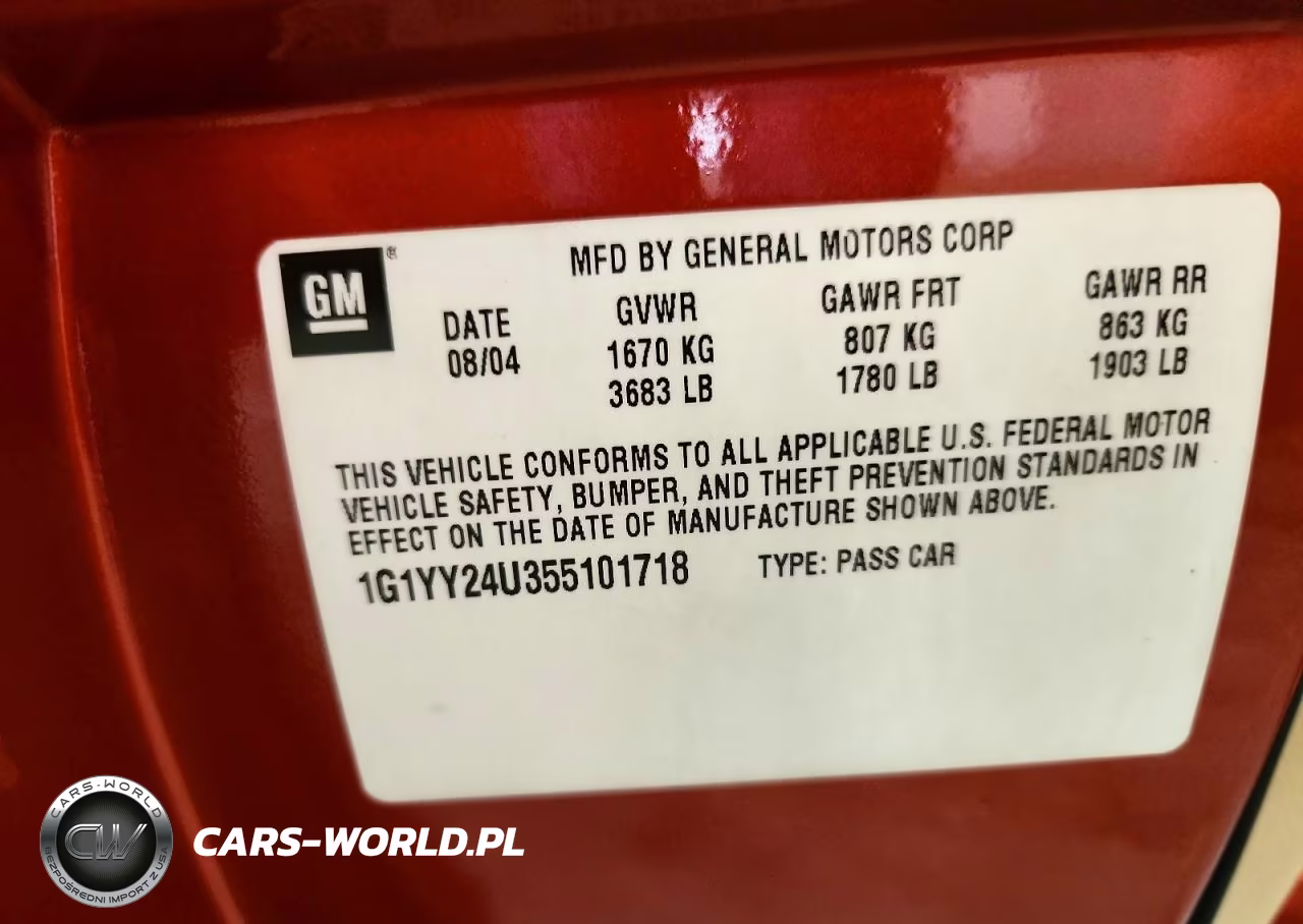 2005 Chevrolet Corvette VIN:1G1YY24U355101718 - 12
