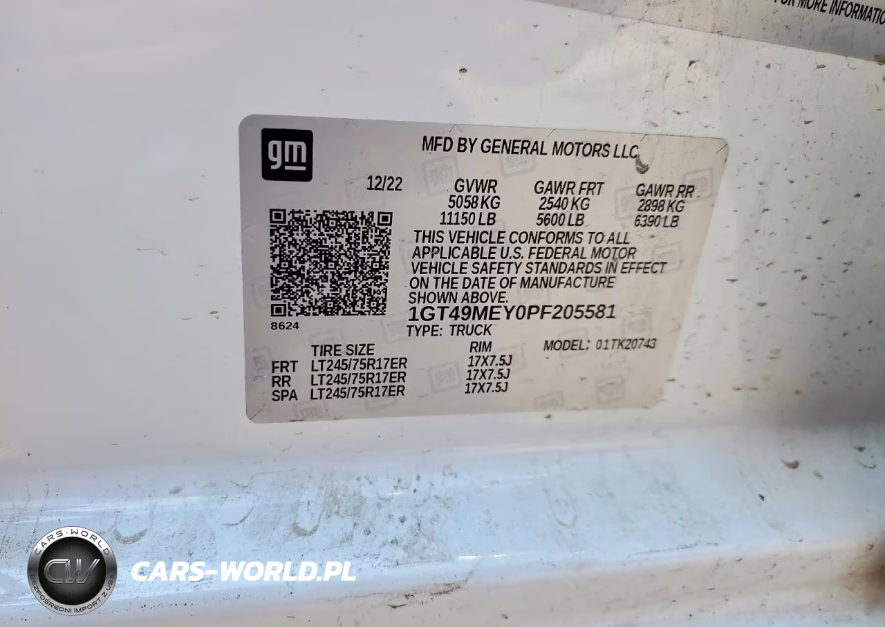 2023 GMC Sierra K2500 Sle VIN:1GT49MEY0PF205581 - 12