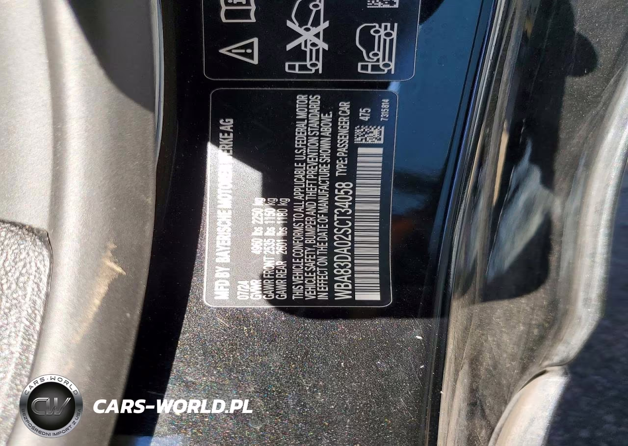 2025 BMW M440Xi VIN:WBA83DA02SCT34058 - 12