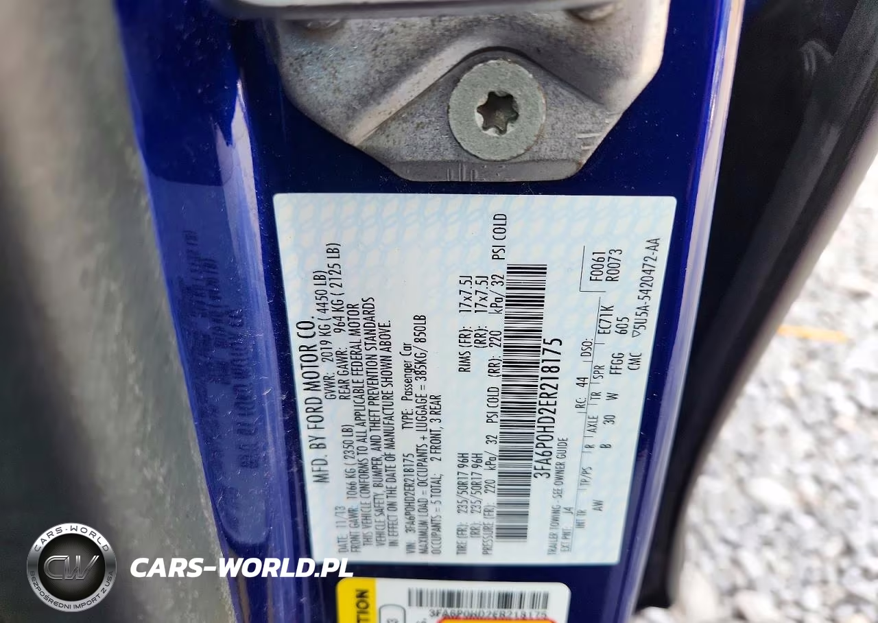 2014 Ford Fusion VIN:3FA6P0HD2ER218175 - 12