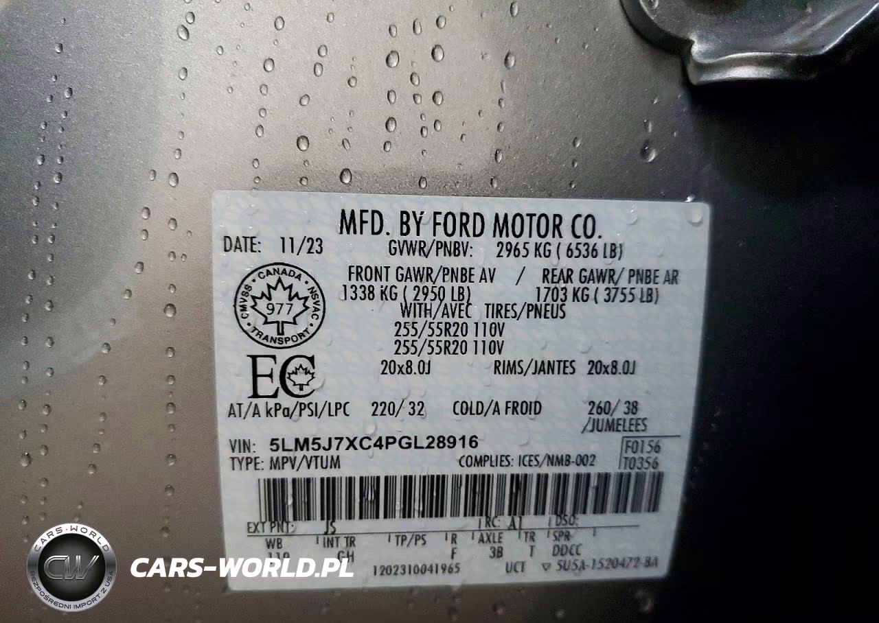 2023 Lincoln Aviator Reserve VIN:5LM5J7XC4PGL28916 - 13
