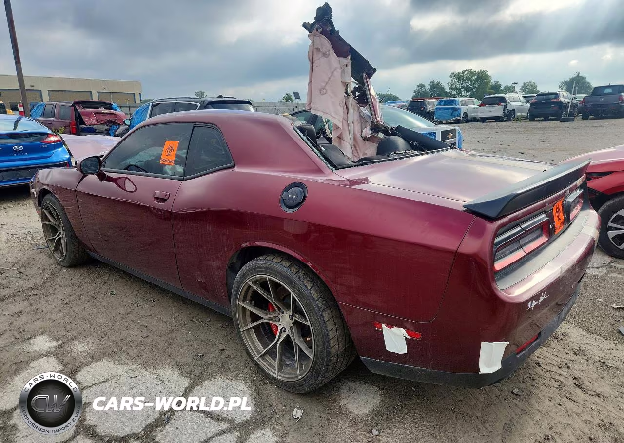 2019 Dodge Challenger Srt Hellcat Redeye VIN:2C3CDZL99KH529854 - 2