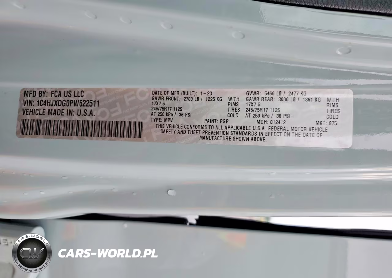 2023 Jeep Wrangler Sport VIN:1C4HJXDG0PW622511 - 13