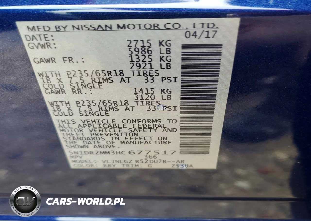 2017 Nissan Pathfinder Sl VIN:5N1DR2MM3HC677517 - 13