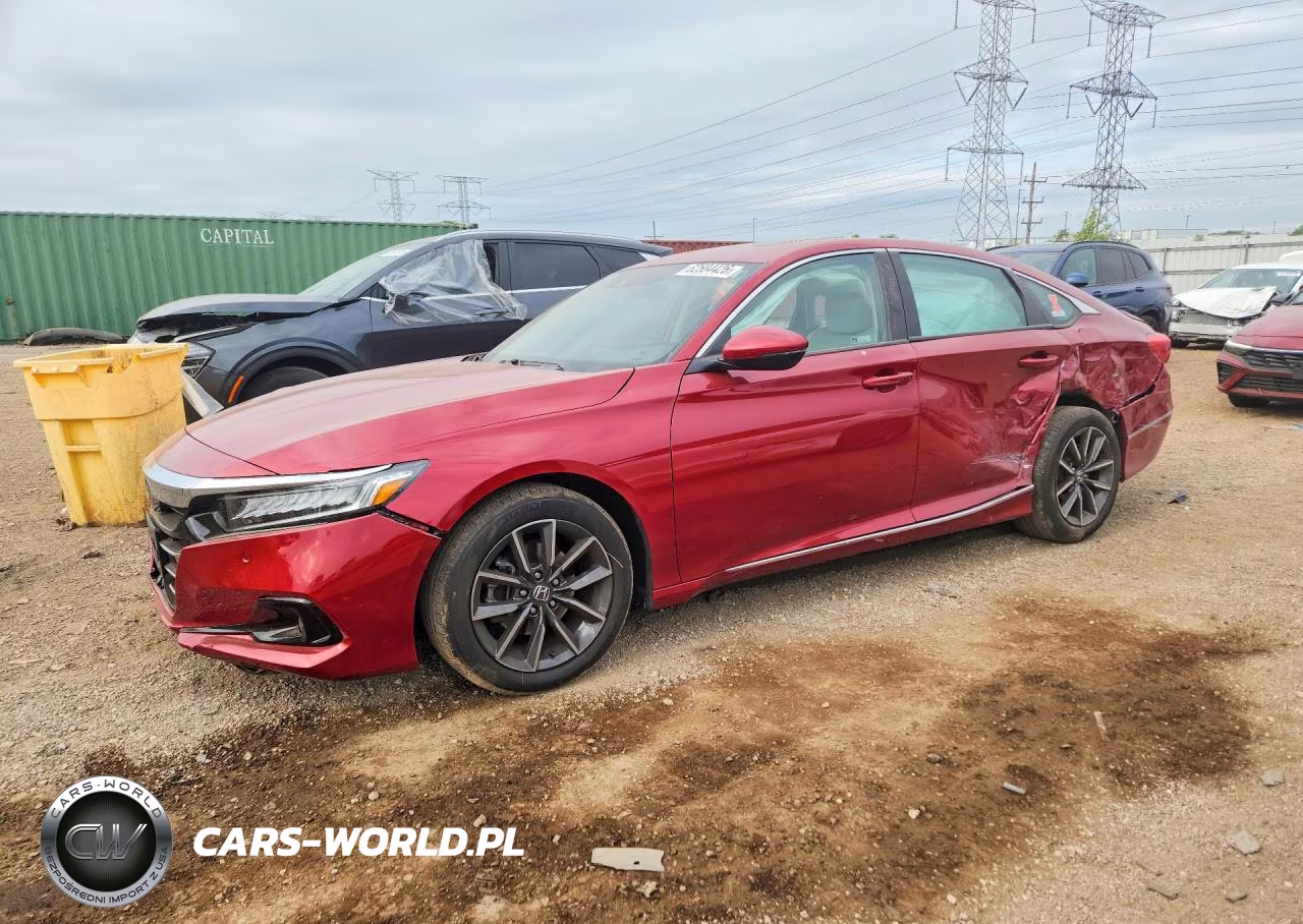 2021 Honda Accord Exl VIN:1HGCV1F5XMA100714 - 1