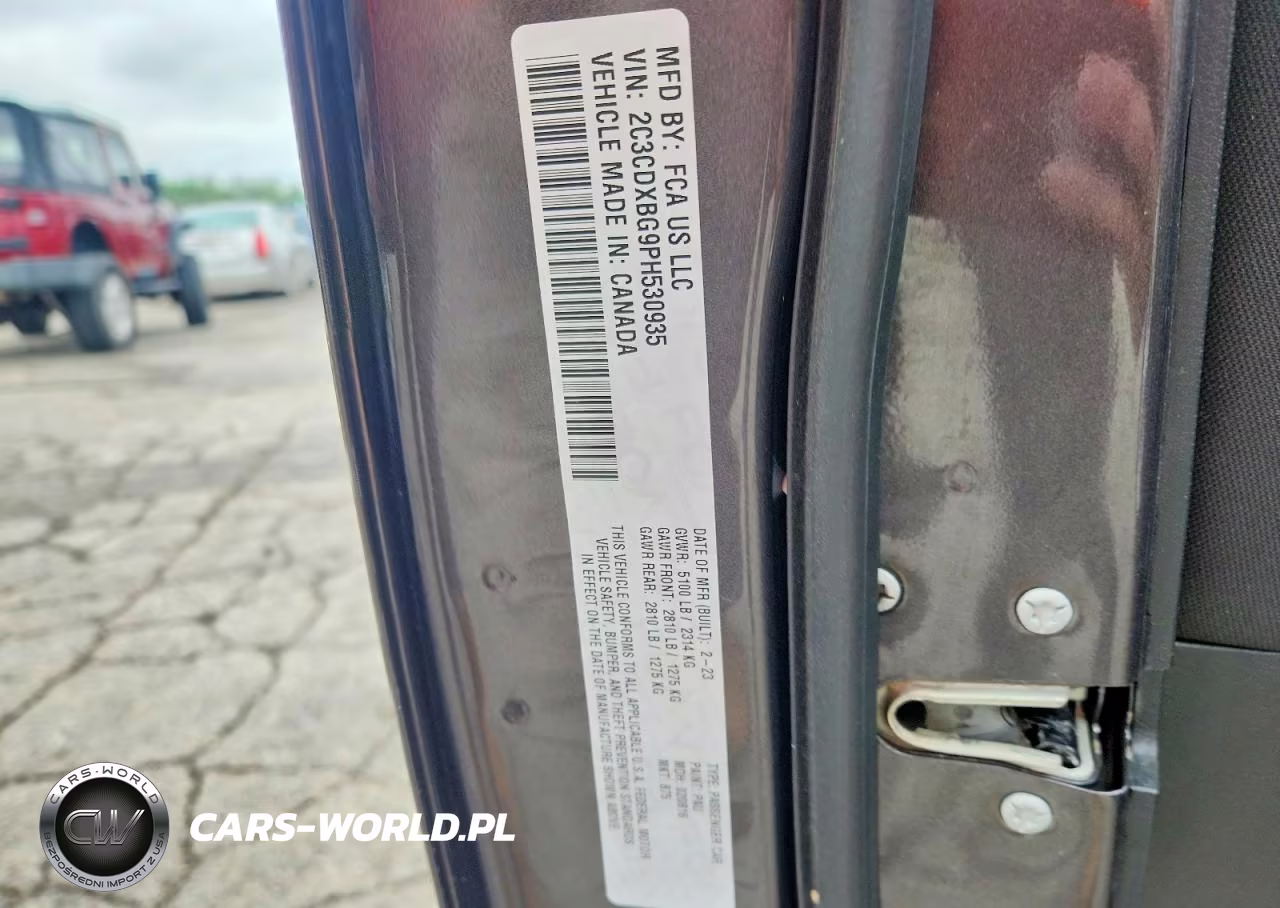 2023 Dodge Charger Sxt VIN:2C3CDXBG9PH530935 - 12
