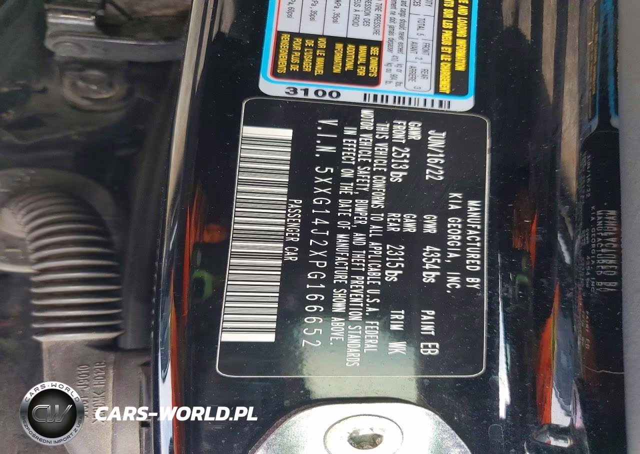 2023 Kia K5 Lxs VIN:5XXG14J2XPG166652 - 12