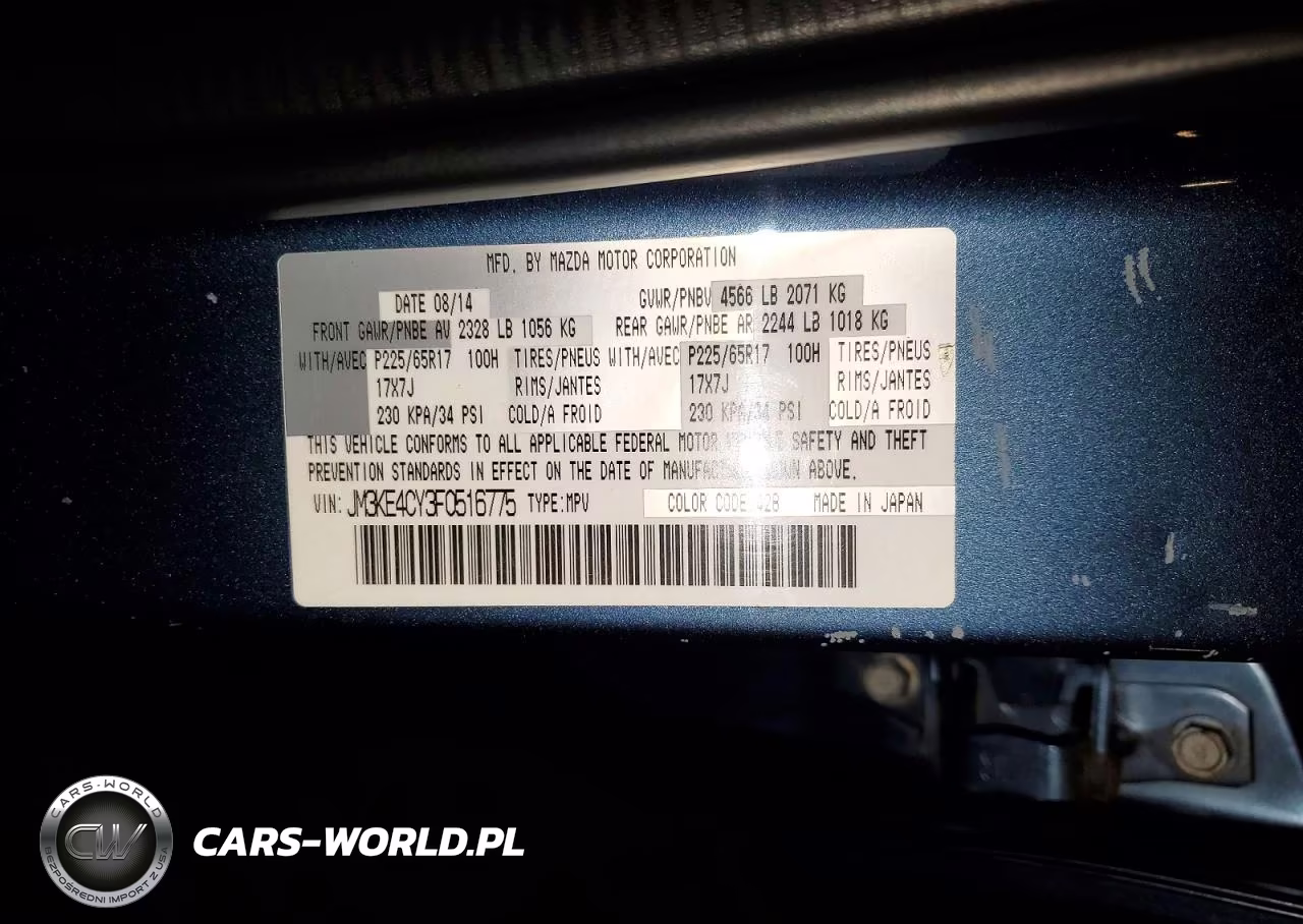 2015 Mazda Cx-5 Touring VIN:JM3KE4CY3F0516775 - 14