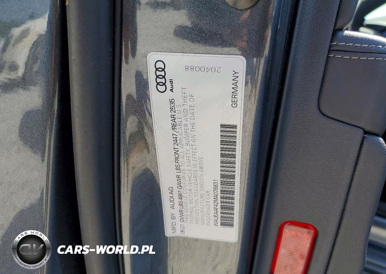 2021 Audi A4 Premium Plus 45 VIN:WAUEAAF42MA078831 - 13