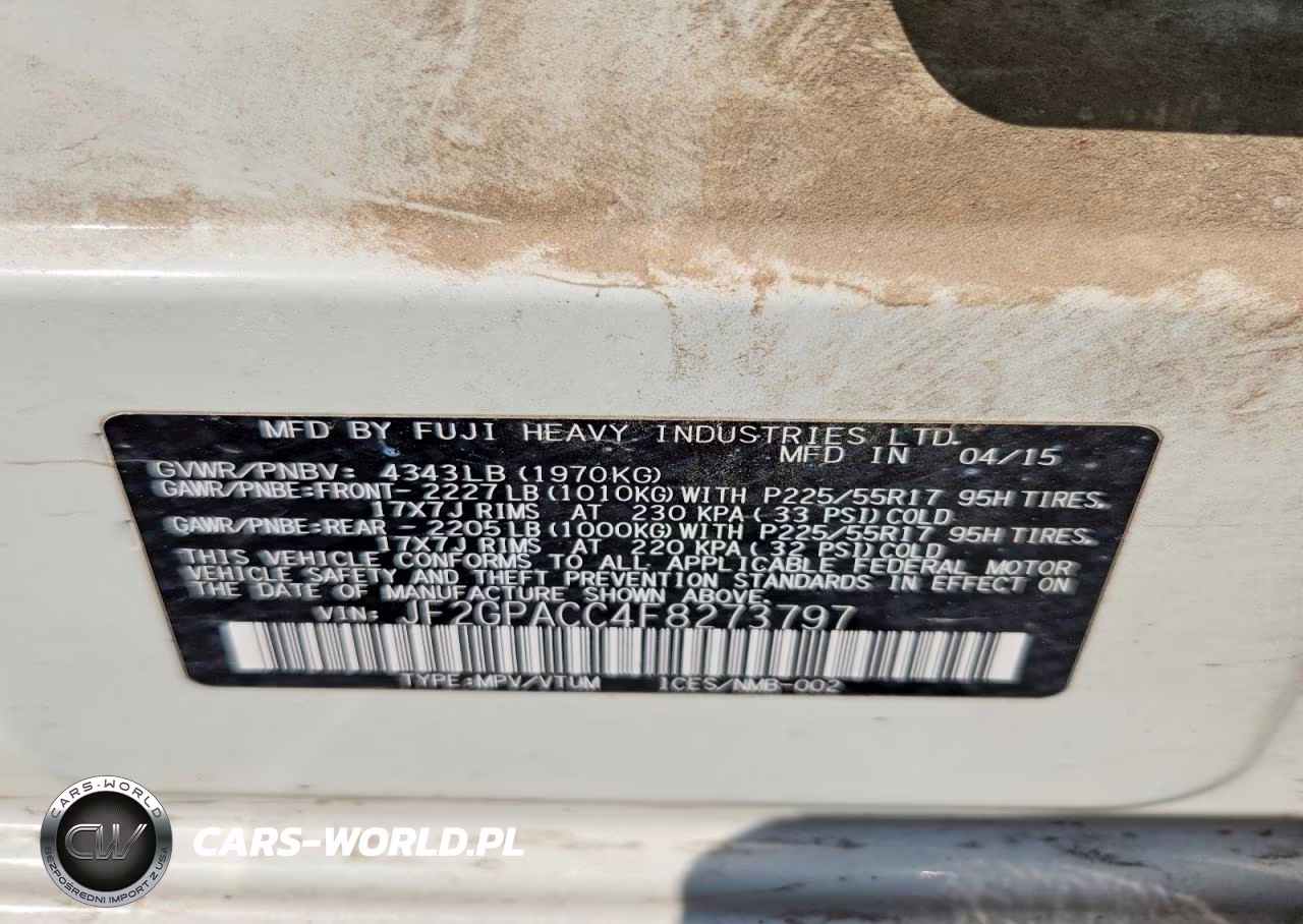 2015 Subaru Xv Crosstrek 2.0 Premium VIN:JF2GPACC4F8273797 - 13