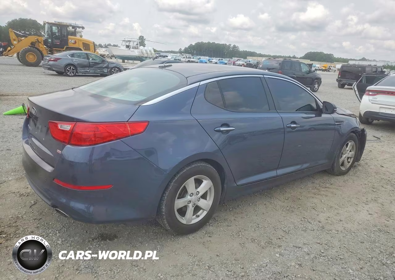 2015 Kia Optima Lx VIN:KNAGM4A70F5584186 - 3