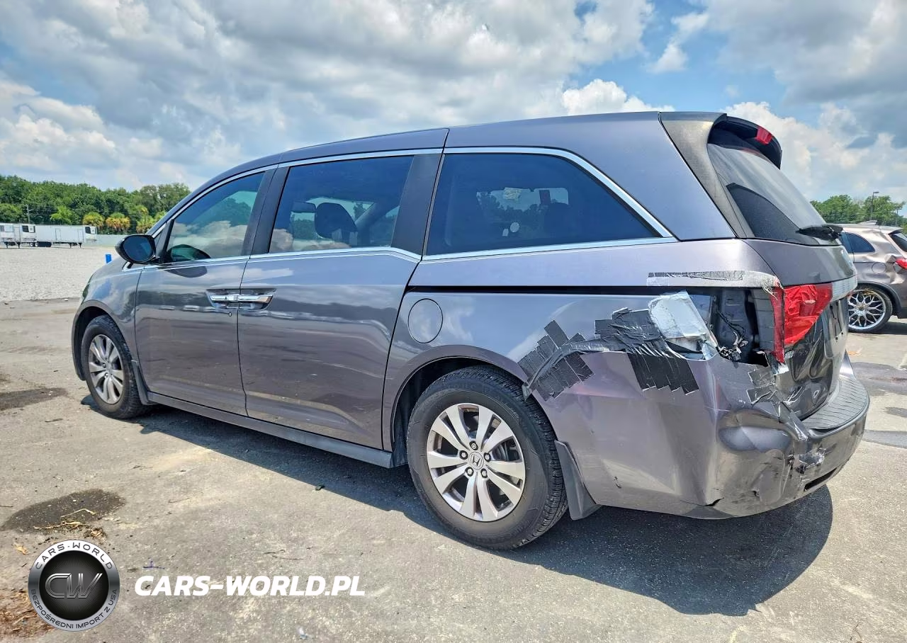 2016 Honda Odyssey Exl VIN:5FNRL5H67GB074287 - 2