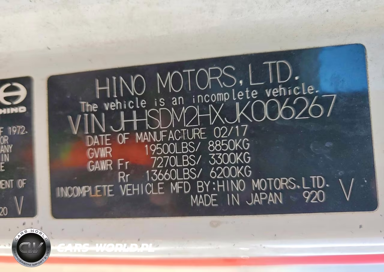 2018 Hino 195 Box Truck VIN:JHHSDM2HXJK006267 - 12