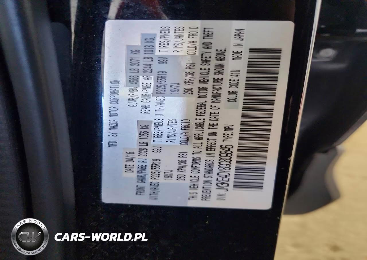 2016 Mazda Cx-5 Gt VIN:JM3KE4DY8G0809846 - 13