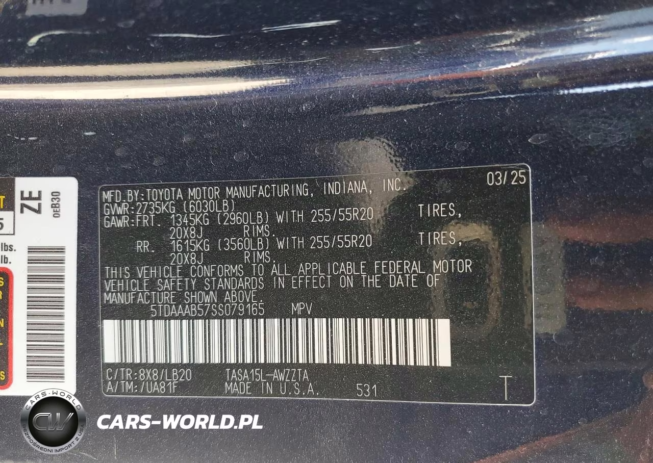 2025 Toyota Grand Highlander Platinum VIN:5TDAAAB57SS079165 - 13
