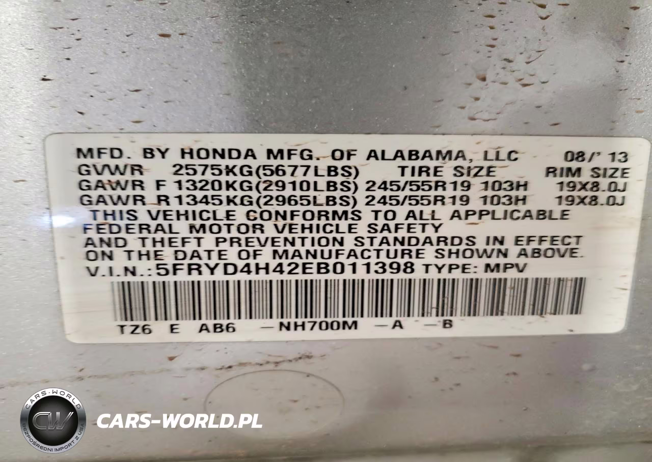 2014 Acura Mdx Technology VIN:5FRYD4H42EB011398 - 14