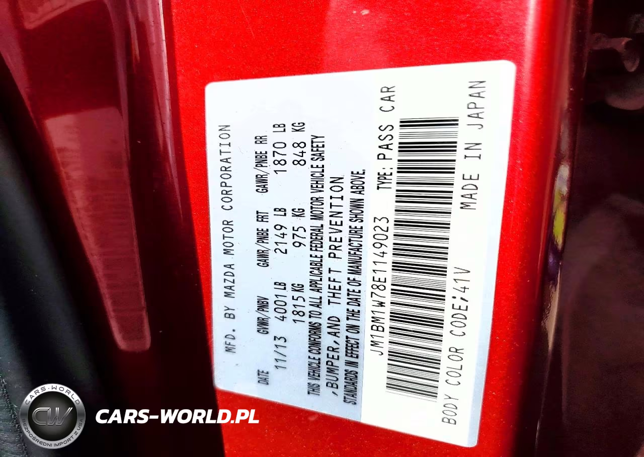 2014 Mazda 3 Grand Touring VIN:JM1BM1W78E1149023 - 12