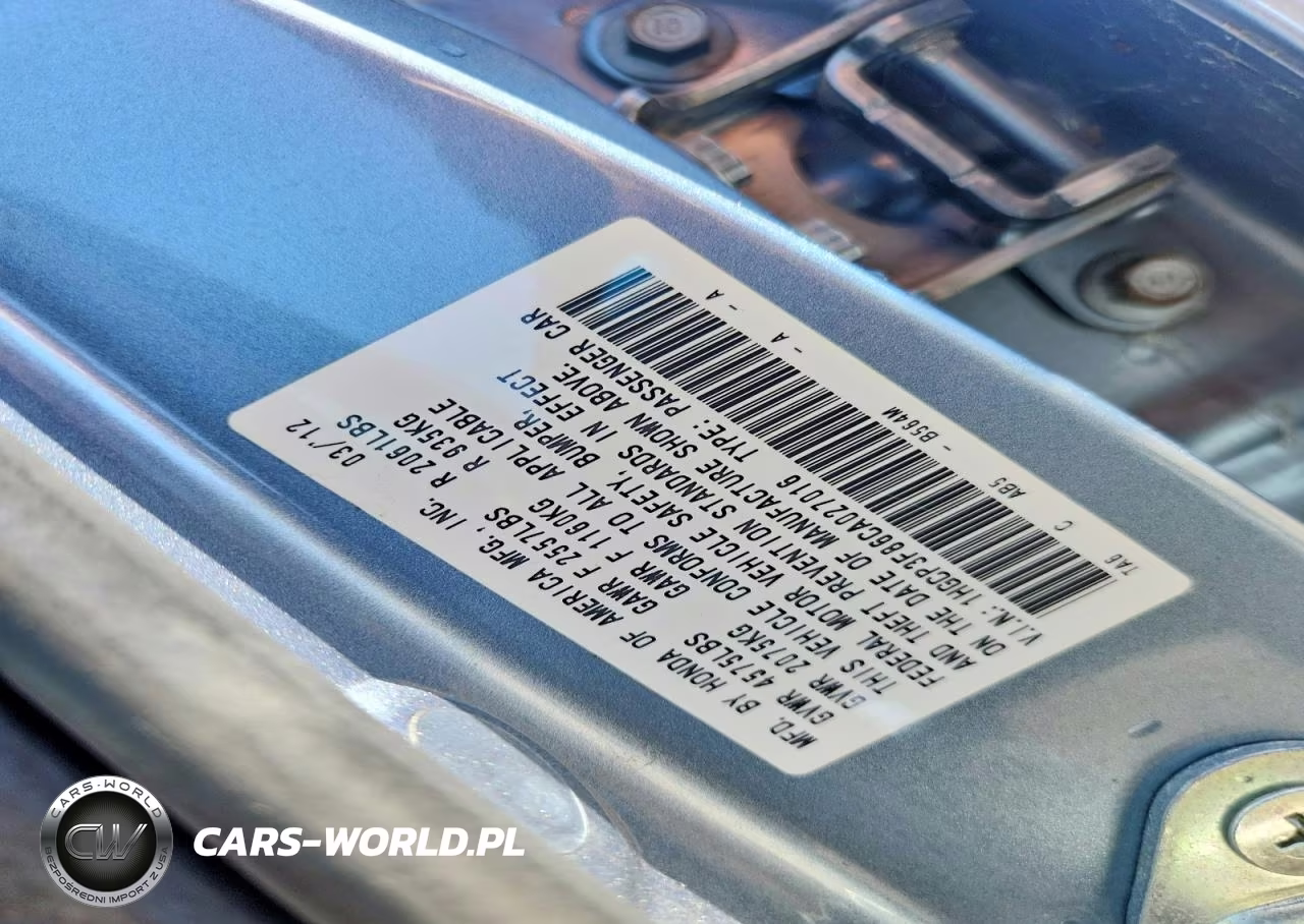2012 Honda Accord Exl VIN:1HGCP3F86CA027016 - 12