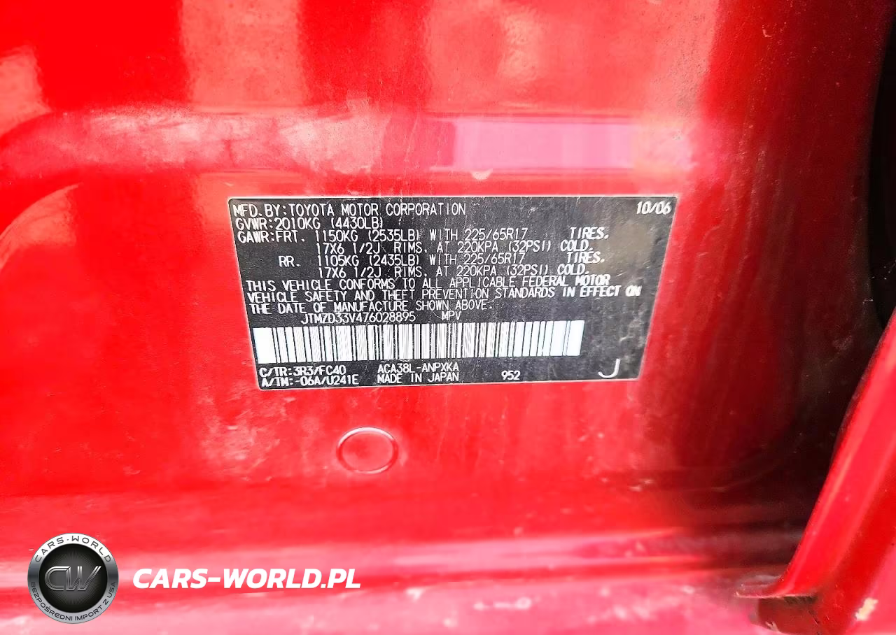 2007 Toyota Rav4 Base VIN:JTMZD33V476028895 - 13