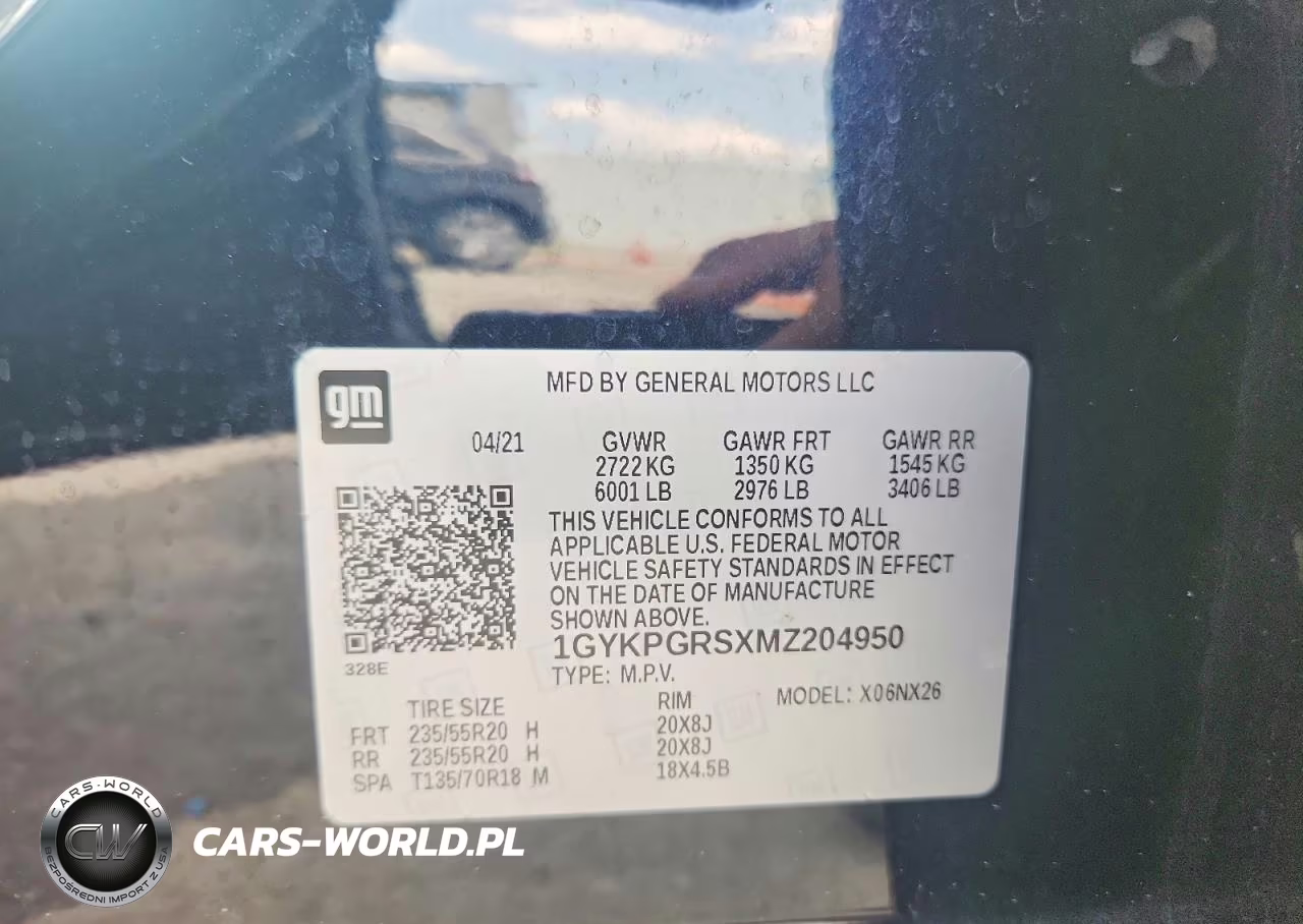 2021 Cadillac Xt6 VIN:1GYKPGRSXMZ204950 - 13