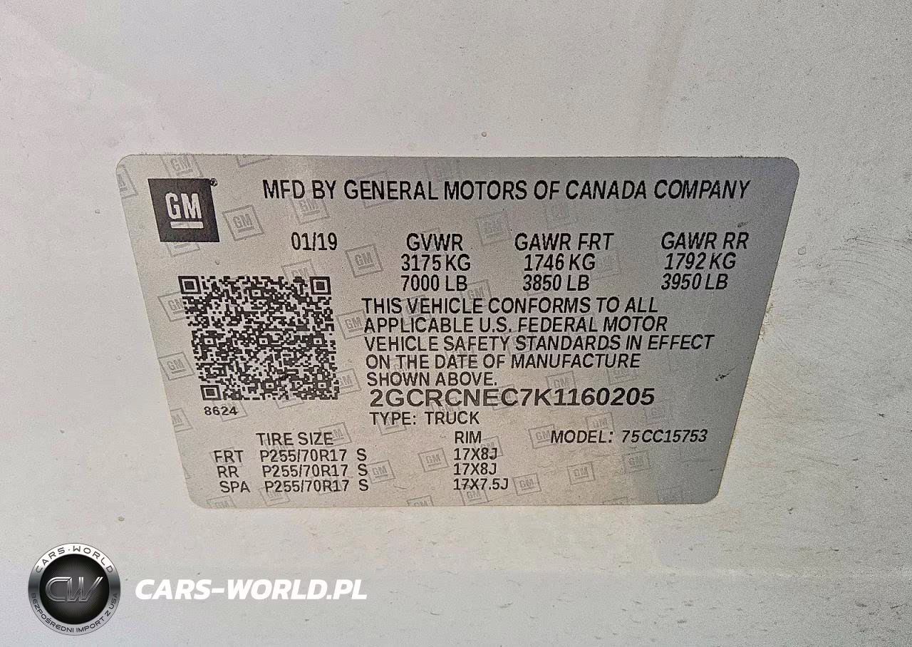 2019 Chevrolet Silverado Ld C1500 VIN:2GCRCNEC7K1160205 - 12