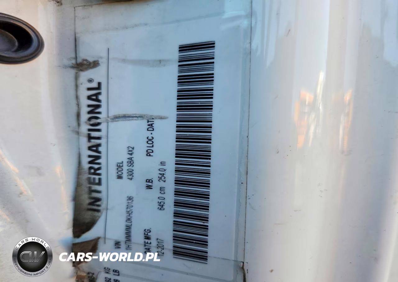 2019 International 4300 Box Truck VIN:1HTMMMML0KH570136 - 11