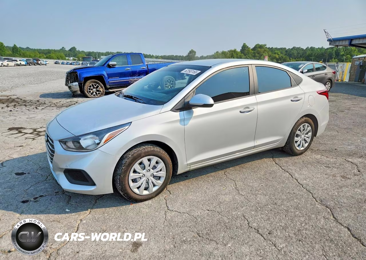 2022 Hyundai Accent Se VIN:3KPC24A6XNE179356 - 1