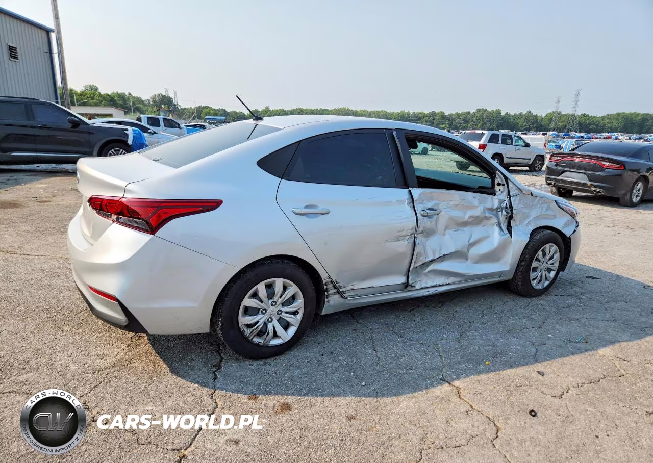 2022 Hyundai Accent Se VIN:3KPC24A6XNE179356 - 3