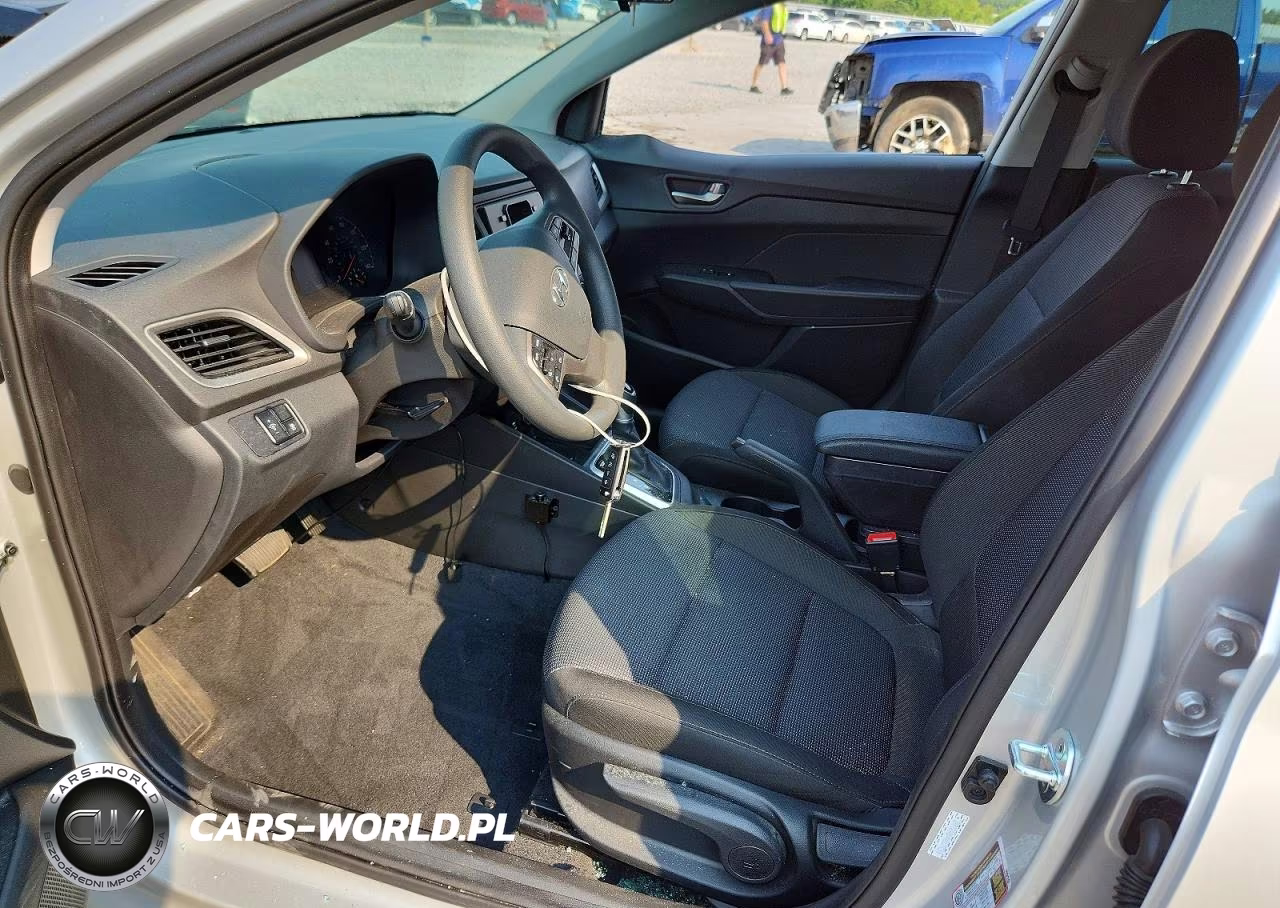 2022 Hyundai Accent Se VIN:3KPC24A6XNE179356 - 7