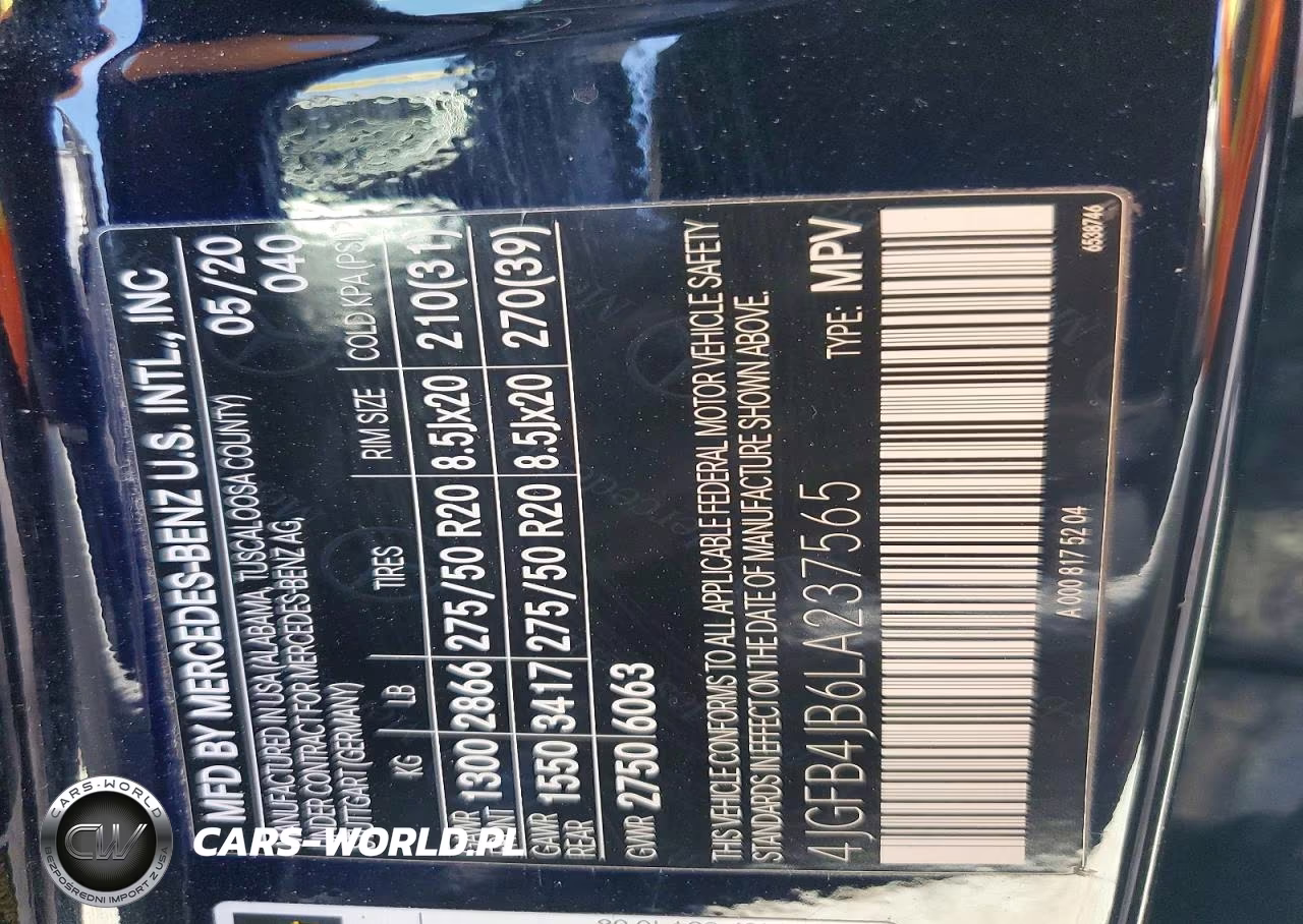 2020 Mercedes-Benz Gle 350 VIN:4JGFB4JB6LA237565 - 14