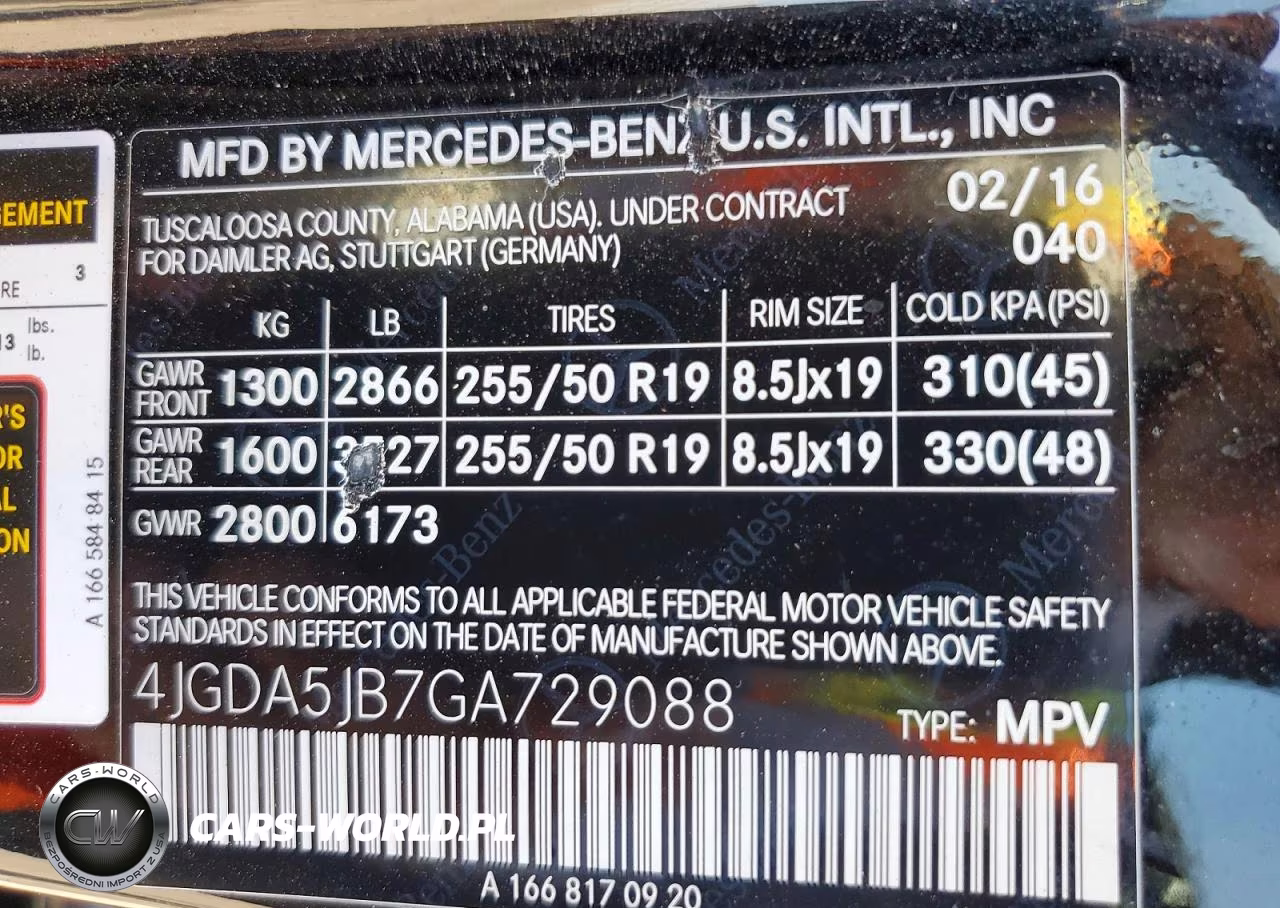 2016 Mercedes-Benz Gle 350 VIN:4JGDA5JB7GA729088 - 13